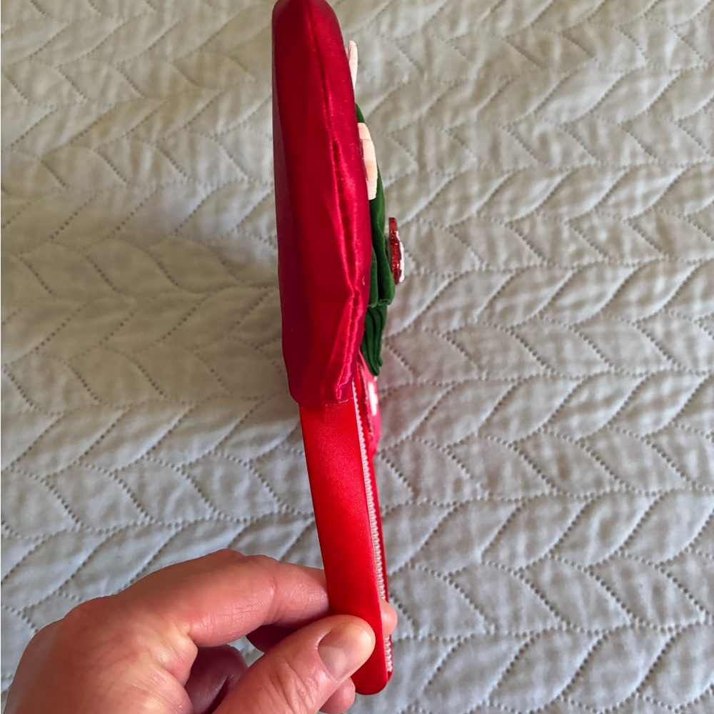Disney inspired Festive Red and Green Mouse Ears Headband - Picture 5 of 9